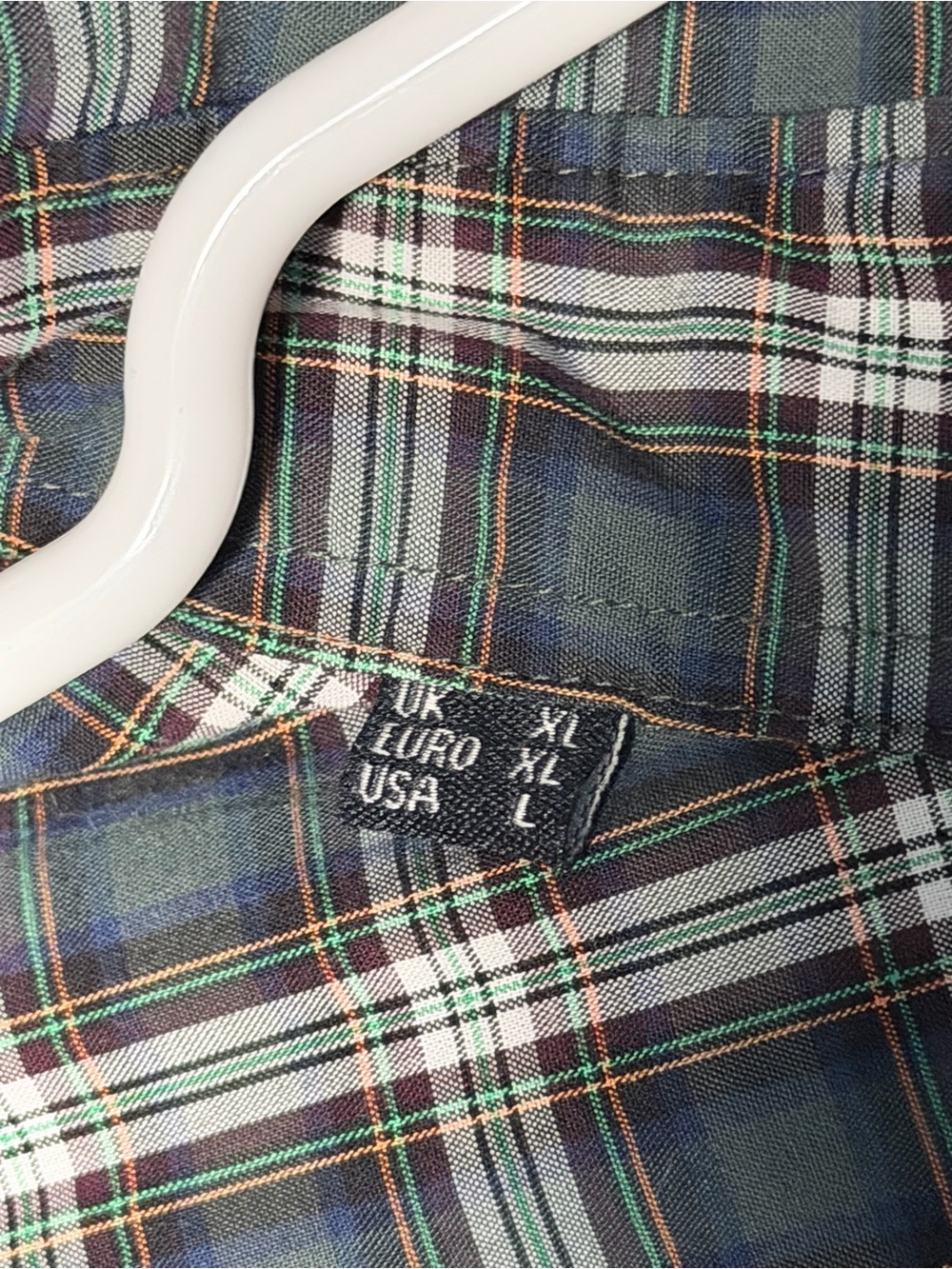 Barbour Navy and White Plaid Button-Down Shirt - Picture 4 of 7